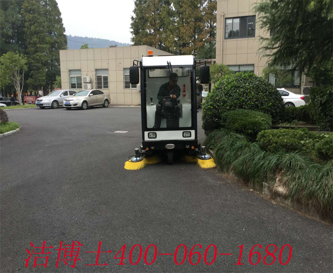 潔博士電動(dòng)掃地車客戶案例——杭州武林機(jī)器有限公司